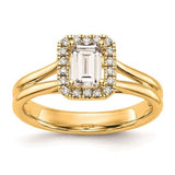 Split band Engagement ring