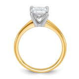 14kt White Gold 2.08ct Radiant Diamond Solitaire Engagement Ring