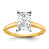 14kt White Gold 2.08ct Radiant Diamond Solitaire Engagement Ring