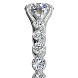 Ritani 1RZ1888IR14WG 14K White Gold Shared Prong Semi-Mount