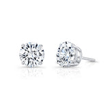 2.00ct Natural Diamond Stud Earrings in 14K White Gold