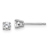0.33ctw Lab-Grown Diamond Stud Earrings | 14K White Gold