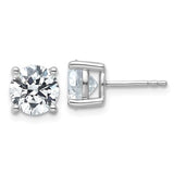 14K White Gold 3ctw Lab-Grown Diamond Stud Earrings
