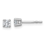 0.33ctw Lab-Grown Diamond Stud Earrings | 14K White Gold