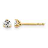 14K Yellow Gold 0.20ct T.W Lab Diamond Stud Earrings