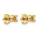 0.50ct Lab Grown Diamond Stud Earrings in 14K Yellow Gold