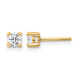 0.50ct Lab Grown Diamond Stud Earrings in 14K Yellow Gold