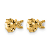 14k Yellow Gold 0.33ct Lab Diamond Stud Earrings