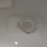 14K White Gold Circle Diamond Pendant Necklace (0.97 TWT)