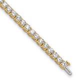 Lab Diamond 14k Yellow Gold Tennis Bracelet