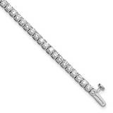 Lab Diamond 14k White Gold Tennis Bracelet