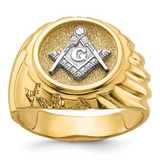 Gold Fashion Ring  -  Men'