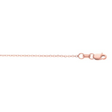 Rose 14 Karat Cable 0.87Mm Chain Length 18