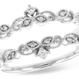 Diamond Wedding Bands  -  Women'