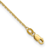 14k Yellow Gold 1.4mm Diamond-Cut Cable Chain