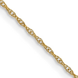 14K Yellow Gold Delicate Cable Chain
