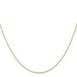 14K Yellow Gold Delicate Cable Chain