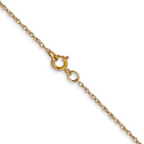 14K Yellow Gold Delicate Cable Chain