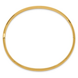 Yellow 10K Gold Bangle Bracelet Polished