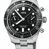 Gent's Divers Sixty-Five Black Chronograph Watch