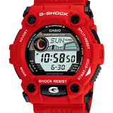 G-Shock 7900 Series Black & Red Rescue Men's Digital Watch | 50mm Resin