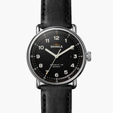 Gent's Black 43mm Canfield C56 Sapphire Stainless Steel Watch