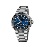 Gent's Blue Dial Aquis GMT Date Automatic