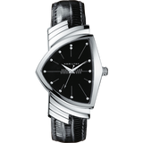 Hamilton Ventura Quartz Watch | Black Dial 32mm | Stainless Steel