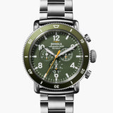 Gent's Green Titanium Chrono 48mm Runwell Sport Watch Gift Set