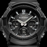 Black & Silver G-Shock GAS-100 Solar Watch - 52mm Large Case