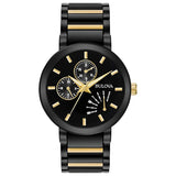 Men's Black Gold Futuro Modern Quartz Watch