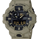 Gent's Tan G-Shock GA-700 Utility Watch - 54mm World Time