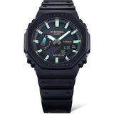 G-Shock 2100 Mint Accent Black Resin Men's Watch | 45mm Quartz
