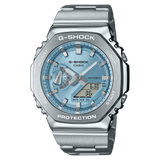 Light Blue Dial G-Shock G-Steel 2100 - 44mm Stainless Steel Bracelet