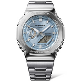 Light Blue Dial G-Shock G-Steel 2100 - 44mm Stainless Steel Bracelet