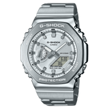 G-Shock G-Steel 2100 Series Watch - 44mm Silver Dial Stainless Steel