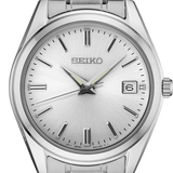 Men's Silver Stainless Steel Essentials Watch