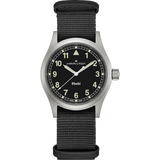 Hamilton Khaki Field Quartz 38mm Black Dial Men's Watch