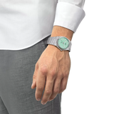 Tissot PRX 40mm Quartz Watch - Light Green Dial & Steel Bracelet