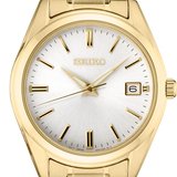 Men's Stainless Steel Gold Plated Essentials Watch