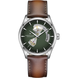 Hamilton Jazzmaster Open Heart 42mm Automatic Watch | Green Dial