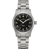 Hamilton Khaki Field 38mm Quartz Watch | Black Dial & Bracelet