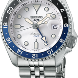 Seiko 5 Sports SKX Series 42mm GMT Automatic Watch - Hardlex Glass