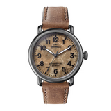 Gent’s Petoskey 41mm Runwell Watch - British Tan Leather Strap | Shinola