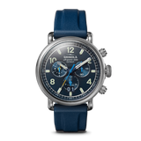 Men's Midnight Blue Runwell Chronograph Watch Gift Set