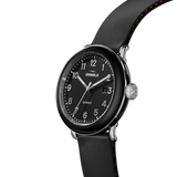 Gent's Black Rubber 41mm Runwell Detrola Watch