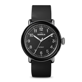 Gent's Black Rubber 41mm Runwell Detrola Watch