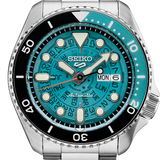 Gents 42.5mm Seiko 5 Sport Teal Dial Watch | 41-Hour Power Reserve