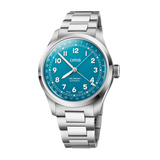 Gent's Blue Dial Pointer Date Big Crown Watch