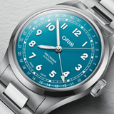 Gent's Blue Dial Pointer Date Big Crown Watch